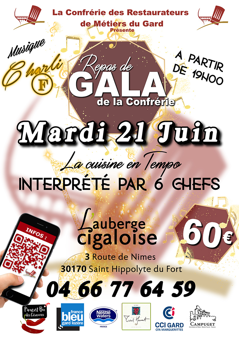 repas gala juin 2022