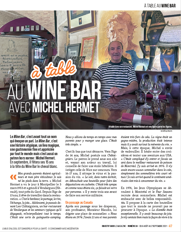 a table au wine bar 1